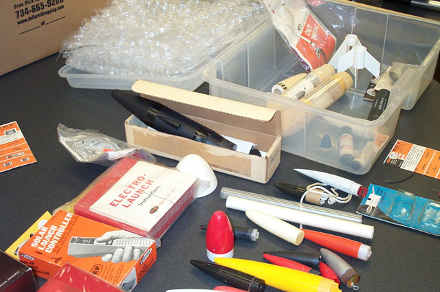 Chas Russell's rocket goodies
