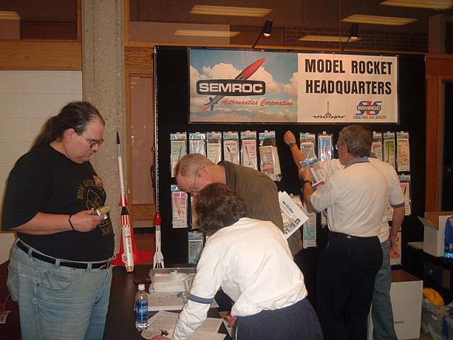 Rick Gaff, Trip Barber, Semroc Booth