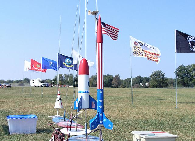Point, my Patriotic Fat Boy, and Art's Stars and Bars SLS Jaguar