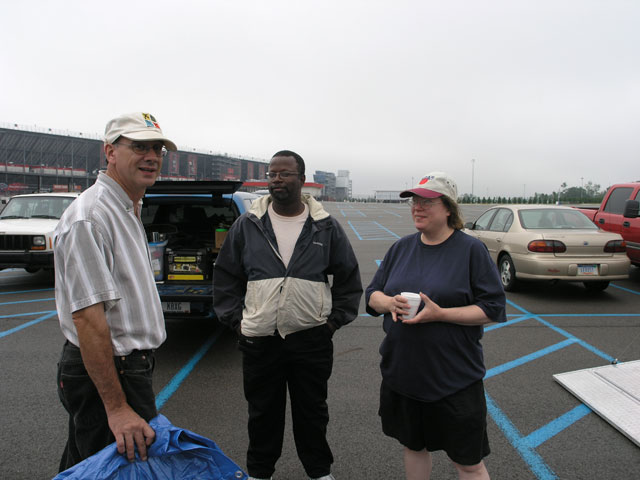 Tony, Eldred, and Kathy still trying to wake up