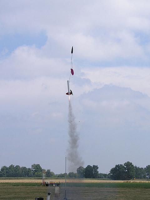 This rocket had two magnetic apogee detectors that may have caused this premature deployment