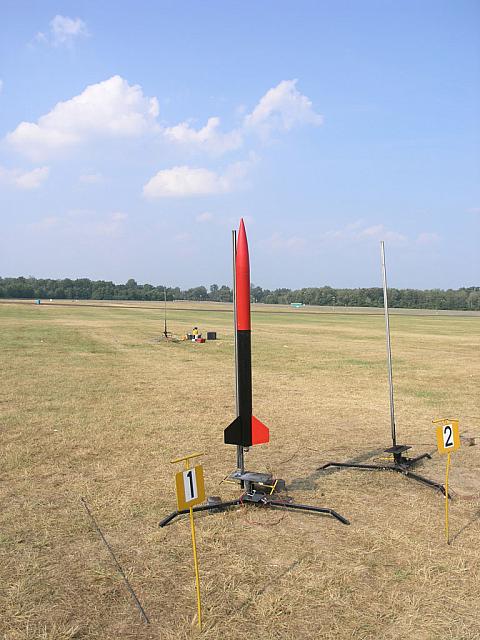 My Condor. It flew to 2,366' on a Loki I430. Successful dual deployment flight.