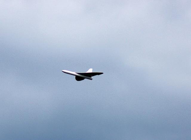 One of my SkyDart flights. Taken by Eldred Pickett. Used with permission.