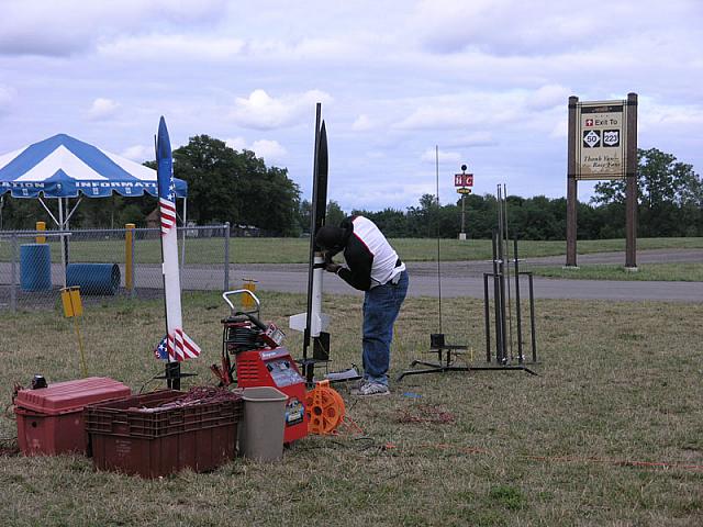 Eldred Pickett prepping a BSD Horizon