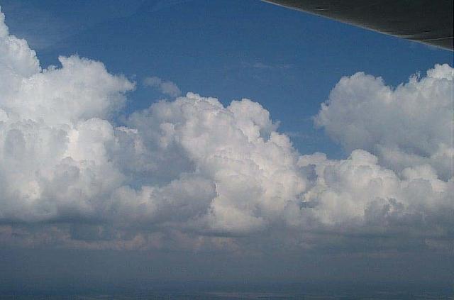 and more clouds
