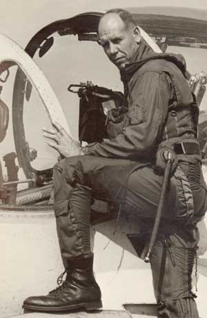 Art Bloomer, Brig Gen USMC ret. 
Last CO of VMCJ-1