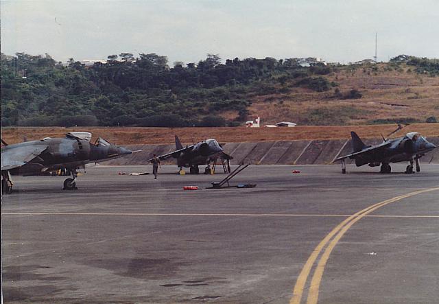 Marine AV-8 harriers NAS Cubi pt 1984-85