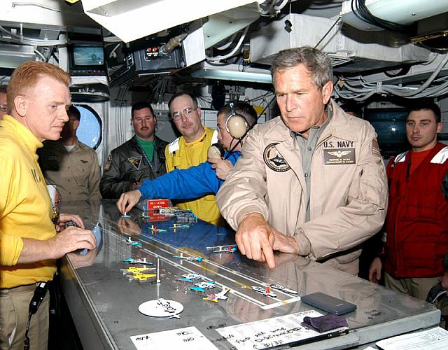 LCDR Shawn Whalen is the Aircraft Handling Officer on the USS Abraham Lincoln. He served 2 tours on the Midway. 1983-1986 as an