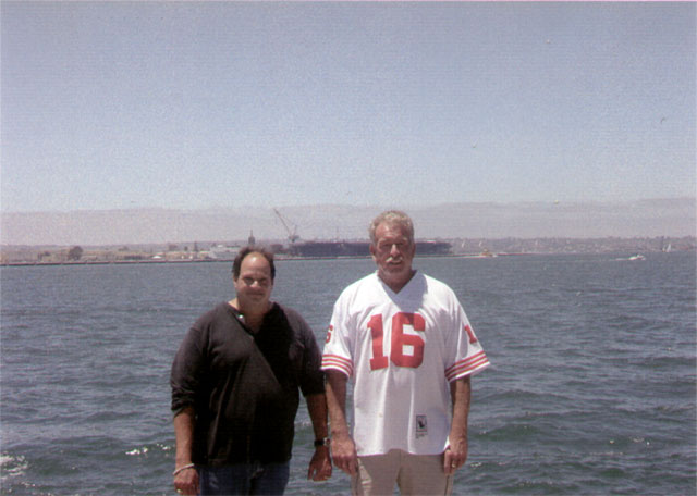 David Oglesby &amp; Tommy on the Midway - July 2004