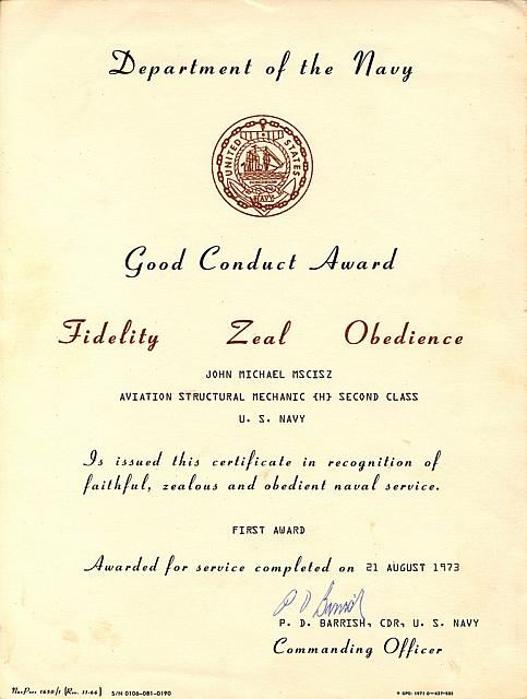 Good-Conduct - Courtesy of John Mscicz