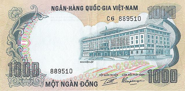 1000-dong-vietnam-currancy - Courtesy of Clyd "Skip" Stark