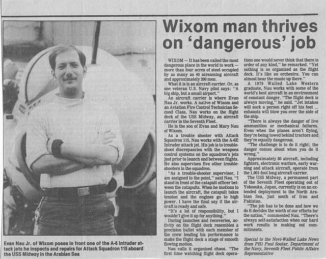 Article about me that ran in my home paper - Goofy