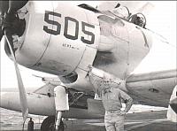 Chuck Muhl aboard Midway 1960