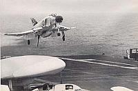 VF-21 F-4B landing - from 1965 Cruisebook - Courtesy of Bill Bernhardt