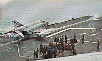 VF-21 F-4B cat shot - from 1965 Cruisebook - Courtesy of Bill Bernhardt