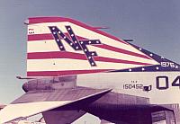 VF-151 Bicentennial F-4 tail closeup