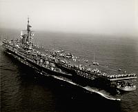 US Naval Air Station Hapton Roads, VA
HR No. 39930 Date 10-20-1945
3/4 bow view, F.L. 6 3/8, Alt 150'