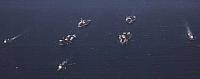 U.S.S. Midway, America, Ranger, Roosevelt, Mobile Bay, Leyte Gulf, and Normandy