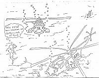 Airplan cartoon - courtesy of Gary Schreffler