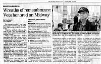 SDUT Memorial Day 2008 Article - Courtesy of Rick Edwards