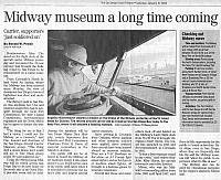 San Diego Union Tribune article - 10 January 2004