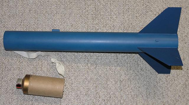 The transition and coupler held the electronics and upper stage igniter.