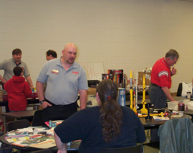 (L-R) Matt Steele, Rick Gaff (back), Chas Russell