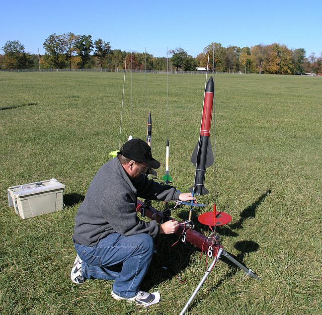 Gary Nichols preps his LaunchPad Exocet