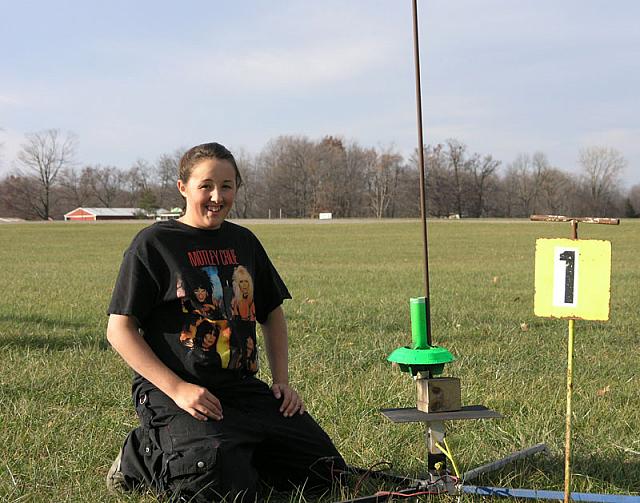Emily Palmer and one of her many saucers