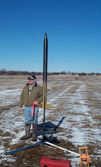 Harold and his SS1 L2 project before flight