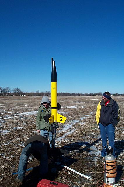 Prepping Fred's Goblin (gratuitous butt shot courtesy of Scott)