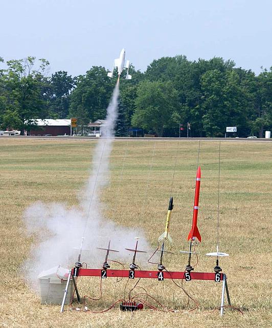 Estes SS1 launch