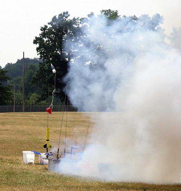 The Goblin hung on the pad. I got it right at ejection.