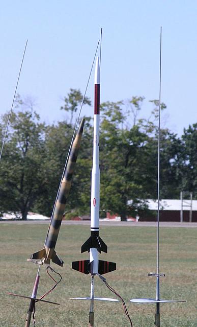 Estes Recruiter and Centuri Long Tom