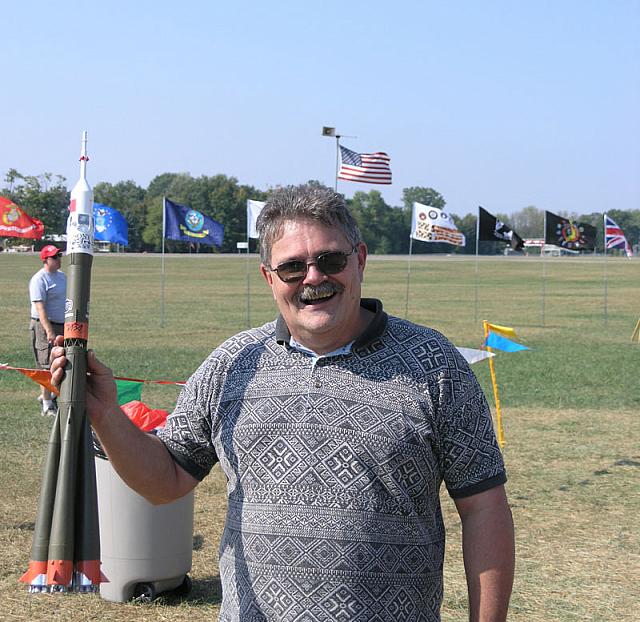 Gordon and his recent Soyuz kit