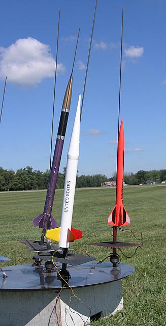 Mark Palmer's Thoy Peacock, a Nike Smoke, and my Aerotech Mustang