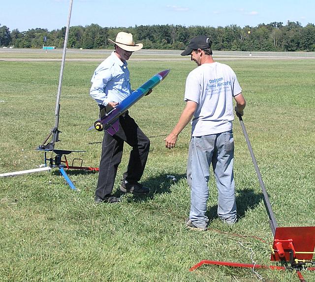 Tony and Scott prep Tony's Endeavour