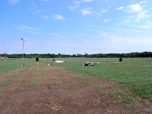 Note the damage from the heavy rains at the last race