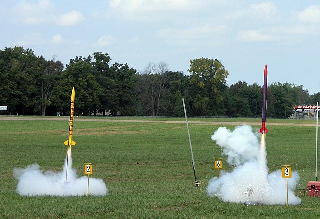 Chris and Kathy drag race