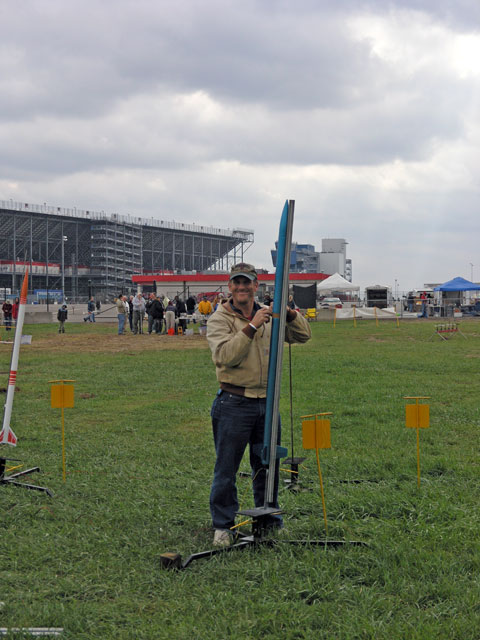 Bill Poster preps his GL Escape Velocity