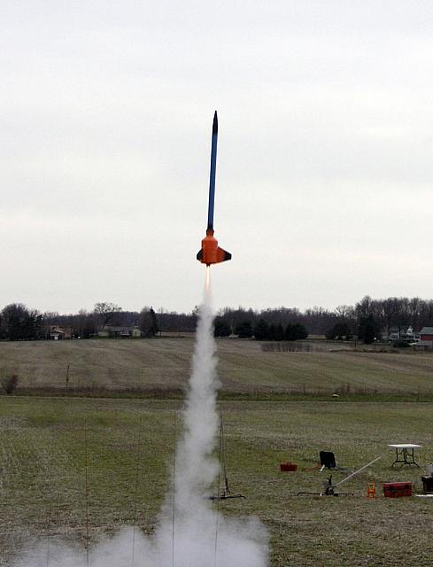 Carl Wagner's Sunny Delight recyclable container rocket