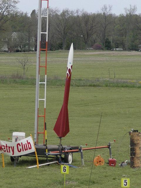 Fred's Stiletto waits on the pad