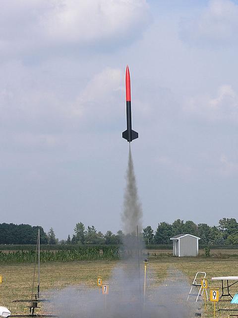 My THOY Falcon on a Roadrunner G80. She didn't survive the flight well.