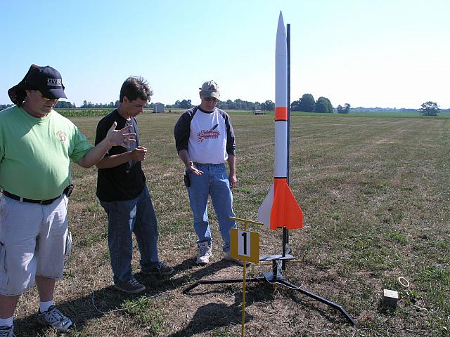 Dale, Scott, and I counting the beeps