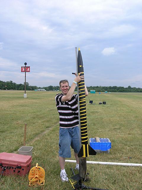 Alvin Jenks and his L1 cert rocket