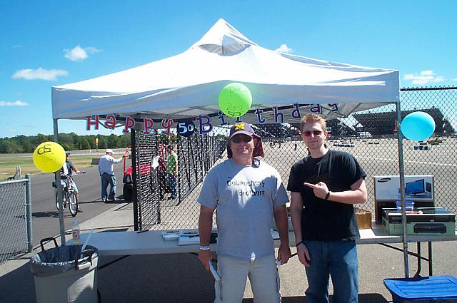 Dale and his son Tim