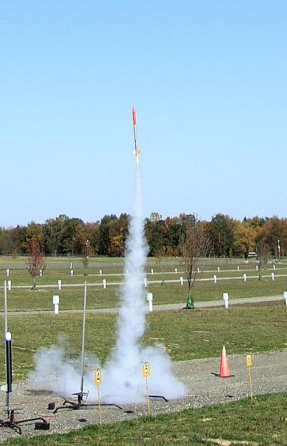 One of Steve Wagner's rockets