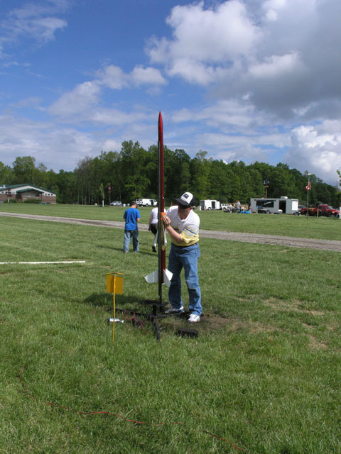 Tom preps his Scorpion