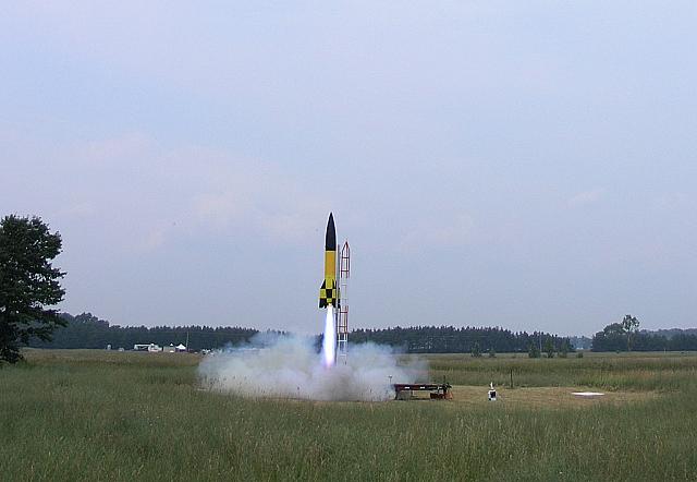 130lbs of V-2 on the way up