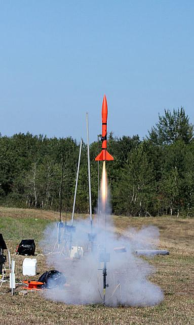 My Mad Cow Honest John on a CTI G107 dual thrust